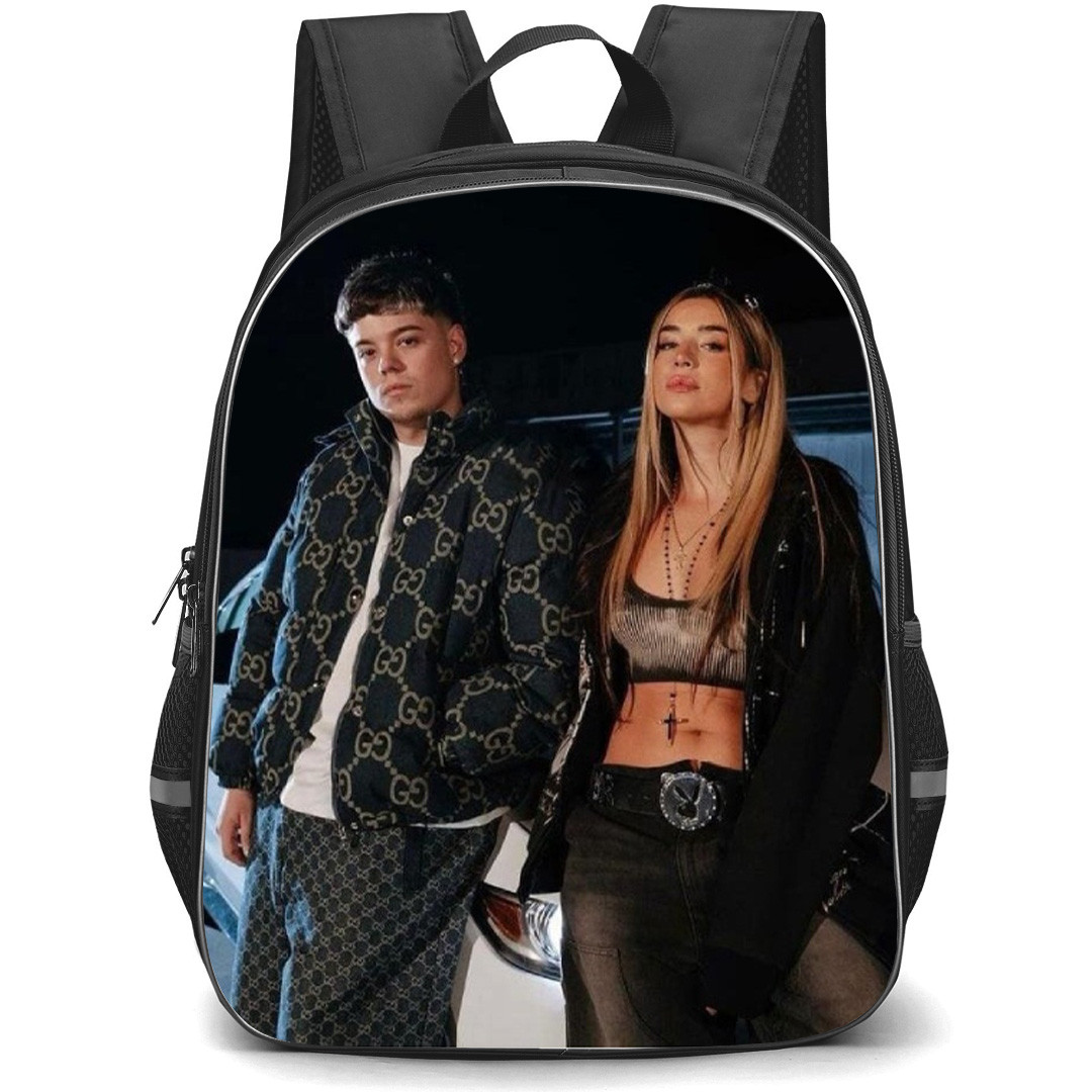 Saiko Backpack School Bag StudentPack - Saiko And Lola ?ndigo Leaning On Car Seat Pose