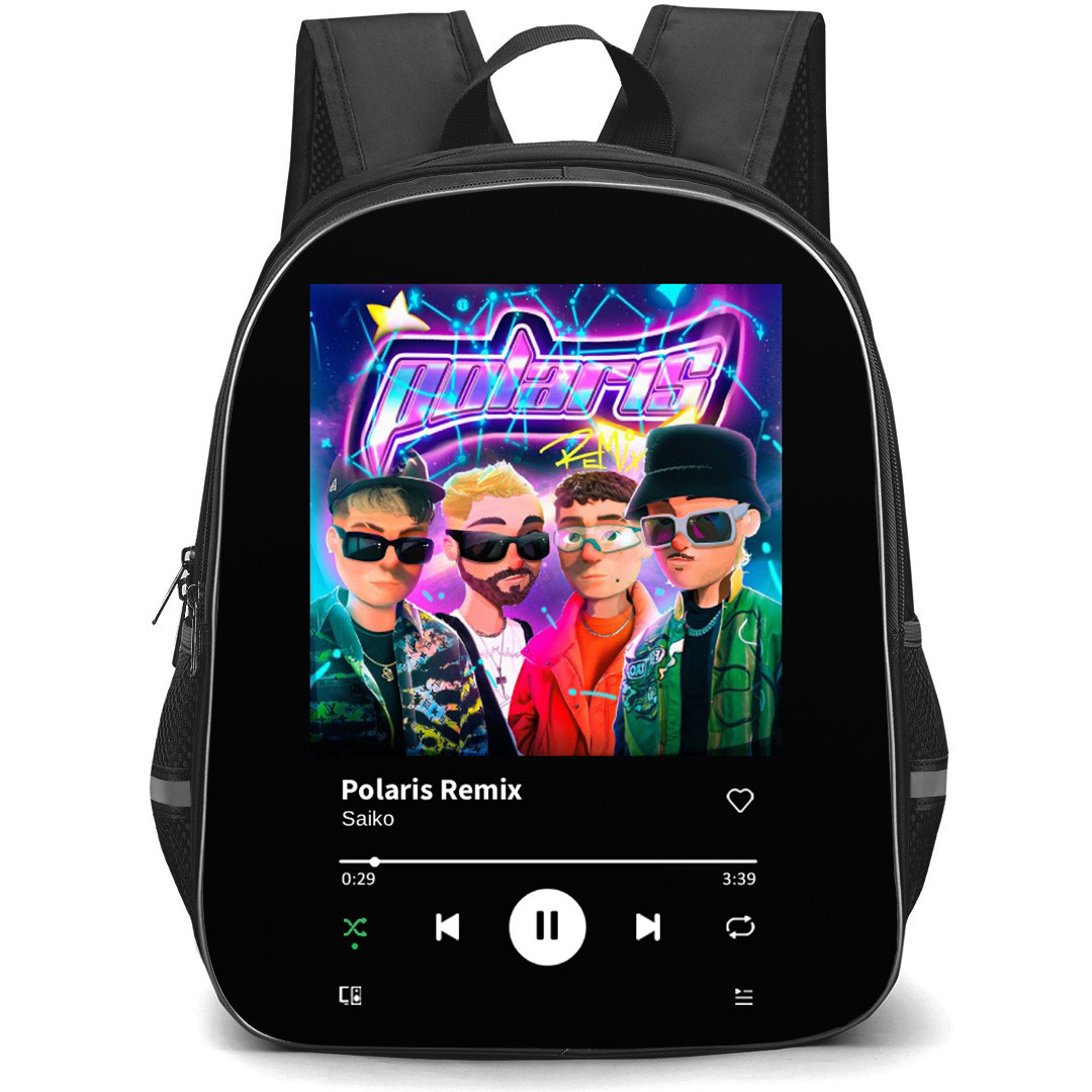 Saiko Backpack School Bag StudentPack - Saiko Polaris Remix Album Cover