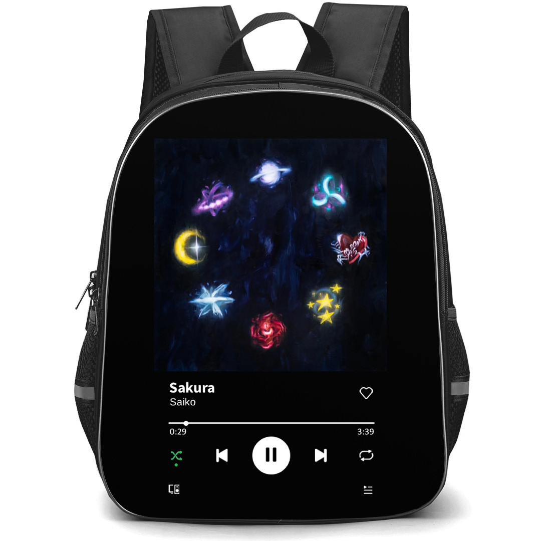 Saiko Backpack School Bag StudentPack - Saiko Sakura Album Cover