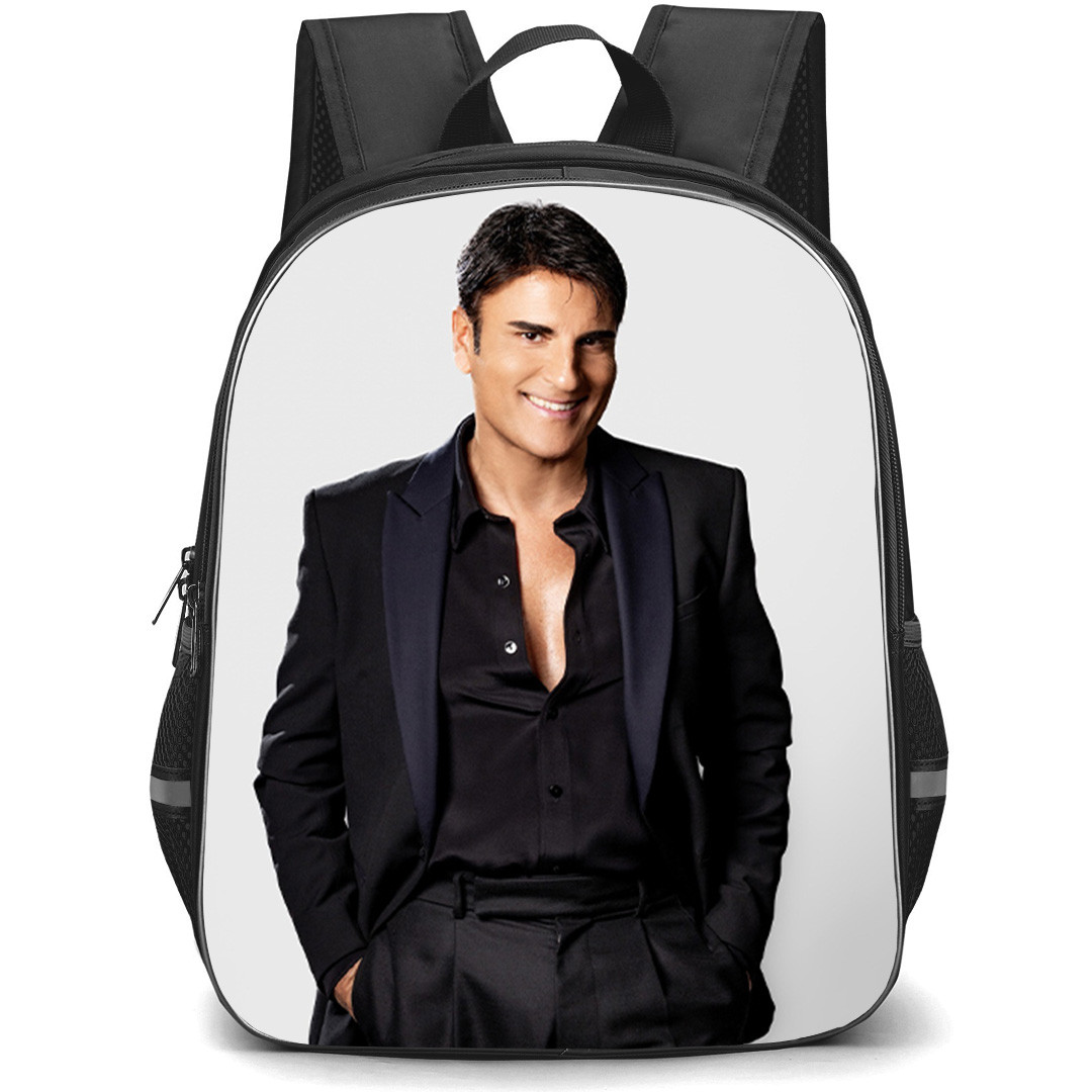 Sal Da Vinci Backpack School Bag StudentPack - Sal Da Vinci Portrait On Grey Background
