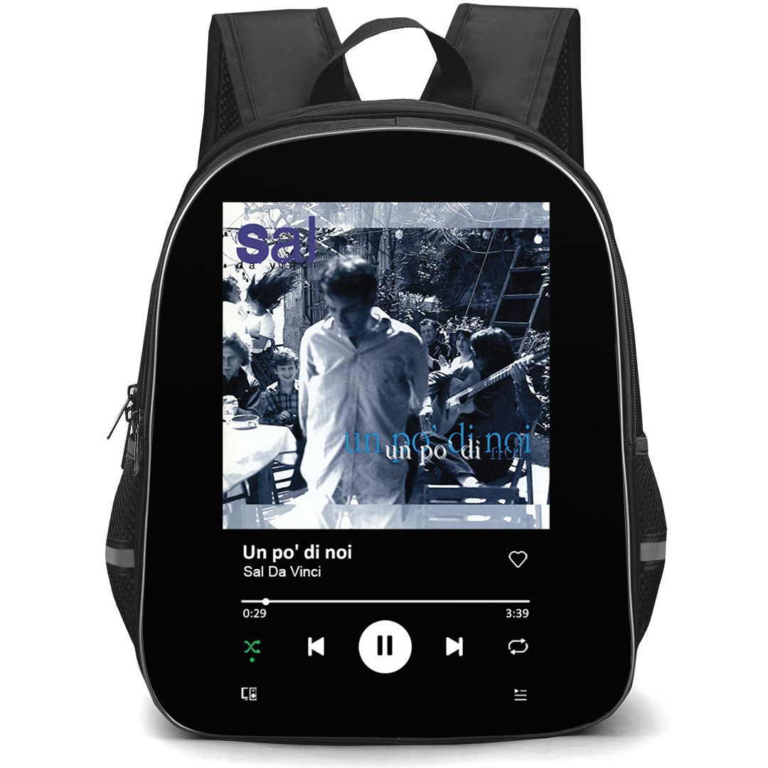Sal Da Vinci Backpack School Bag StudentPack - Sal Da Vinci Un Po Di Noi Album Spotify Library Poster