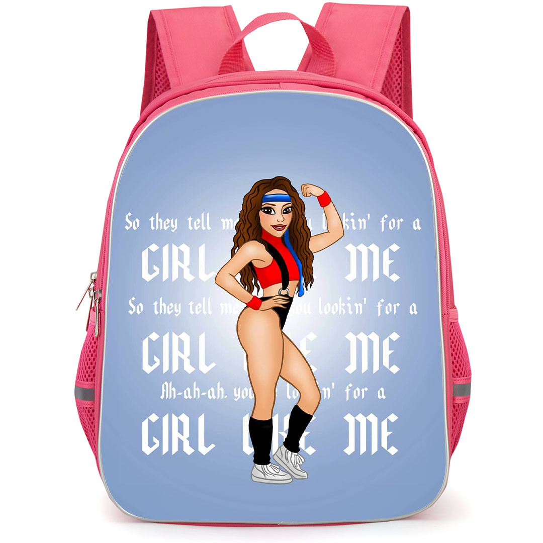 Shakira Backpack StudentPack - Shakira Black Eyed Peas - Girl Like Me Song Cartoon Art Poster