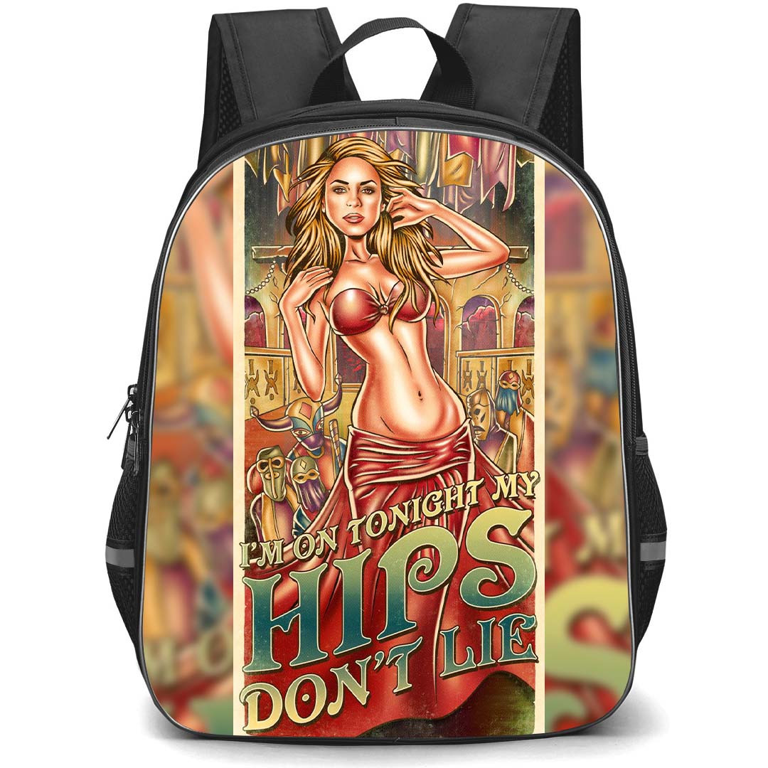 Shakira Backpack StudentPack - Shakira Hips Dont Lie Cartoon Art Sticker