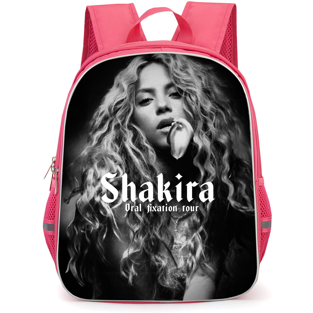 Shakira Backpack StudentPack - Shakira Oral Fixation Tour Grayscale Poster