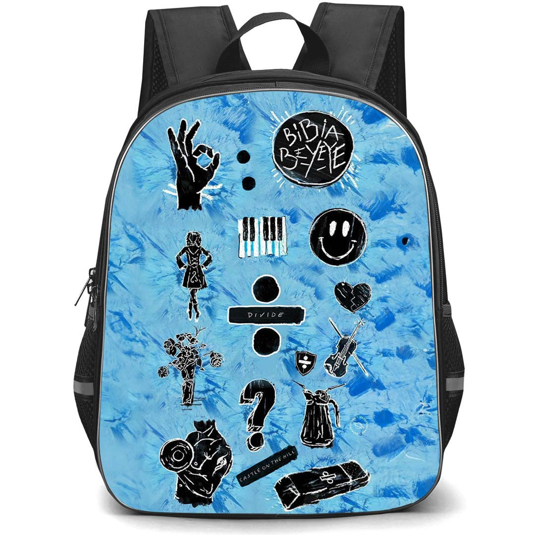 Ed Sheeran Backpack StudentPack - Ed Sheeran Divide Album Cover Illustration Art