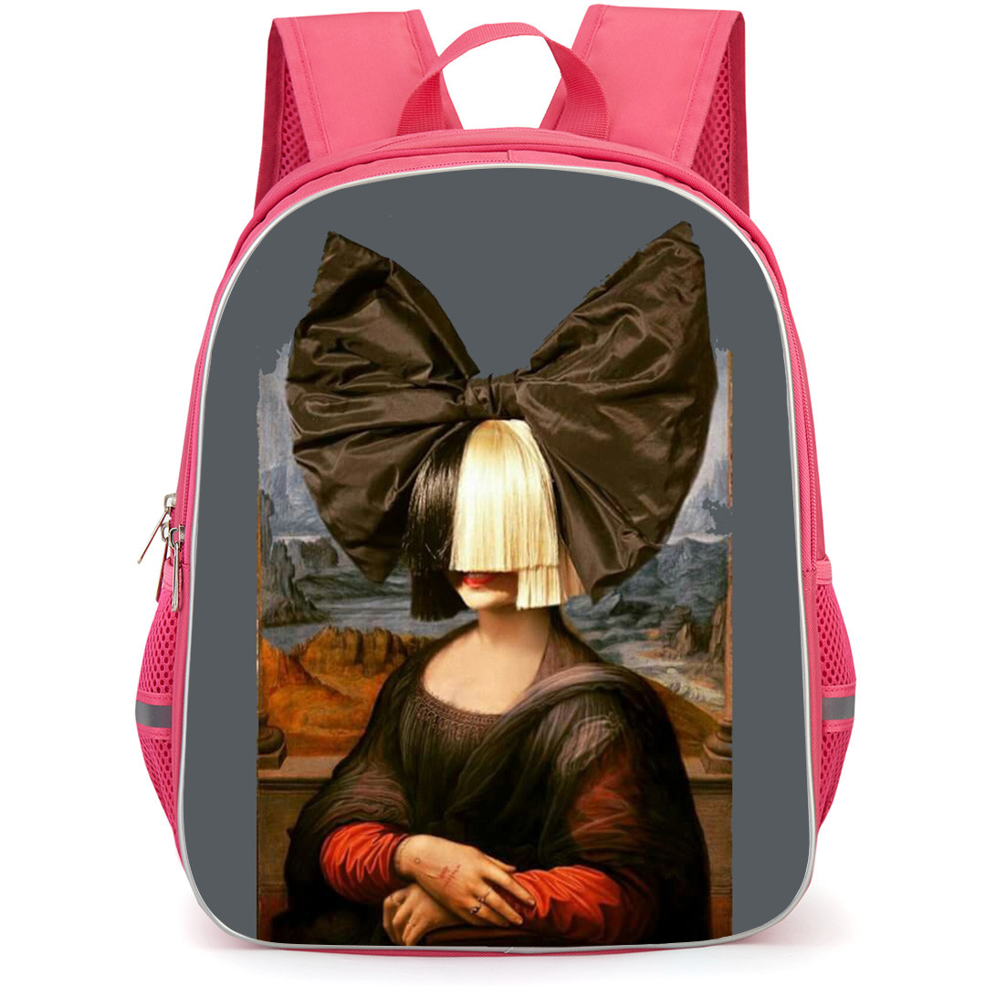 Sia Backpack School Bag StudentPack - Sia Monalisa Illustration