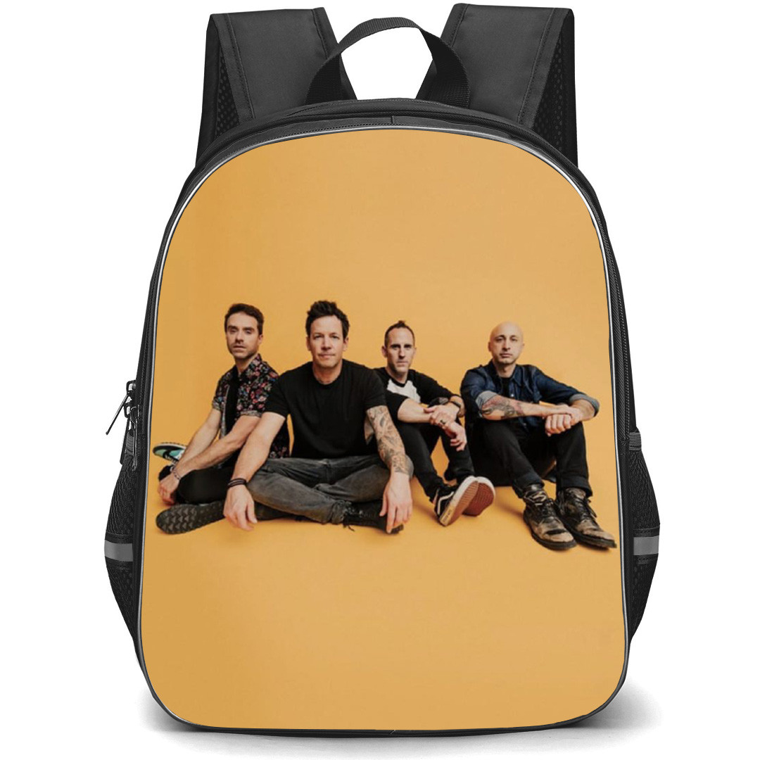 Simple Plan Backpack School Bag StudentPack - Band Sitting Smiling Portrait