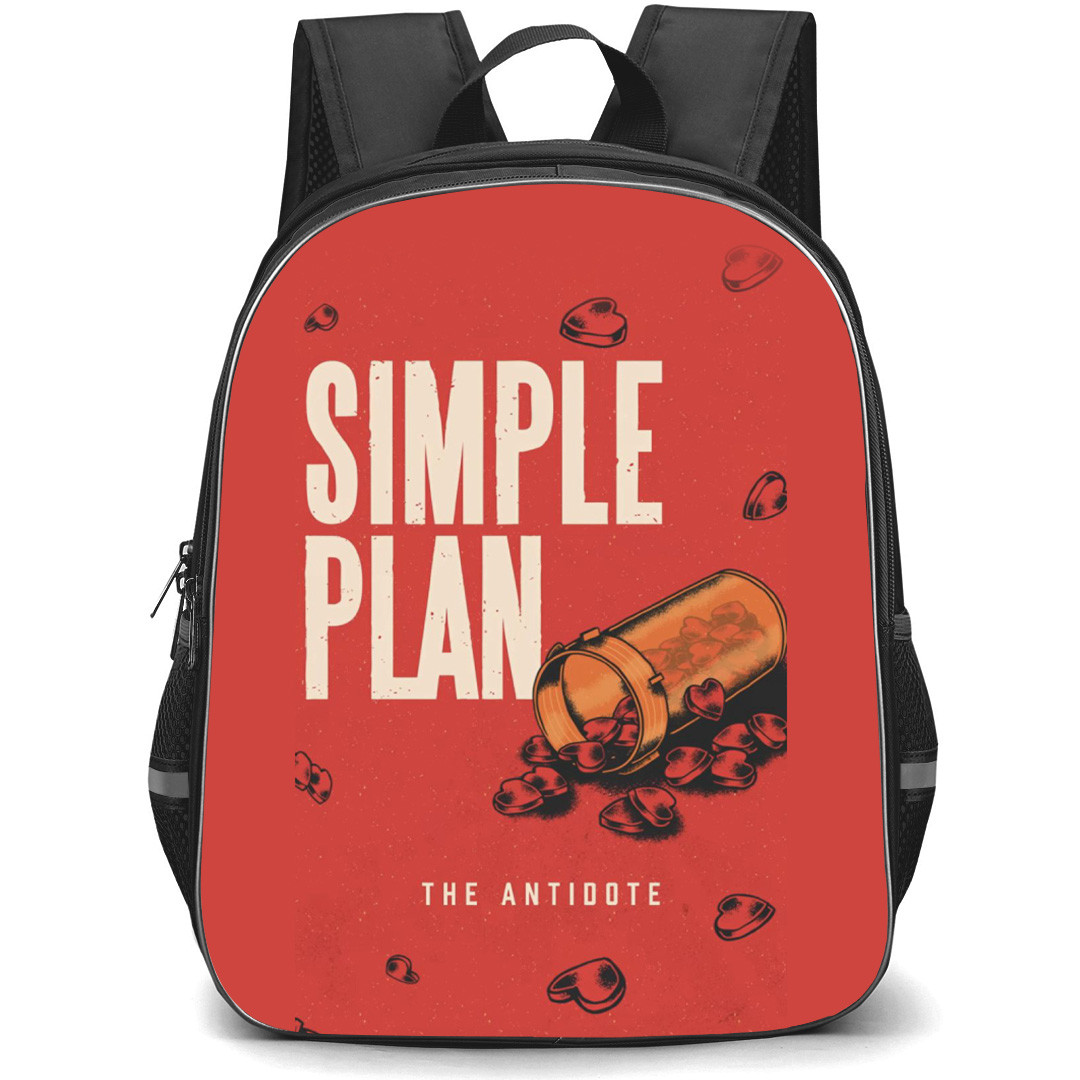 Simple Plan Backpack School Bag StudentPack - The Antidote Band Poster