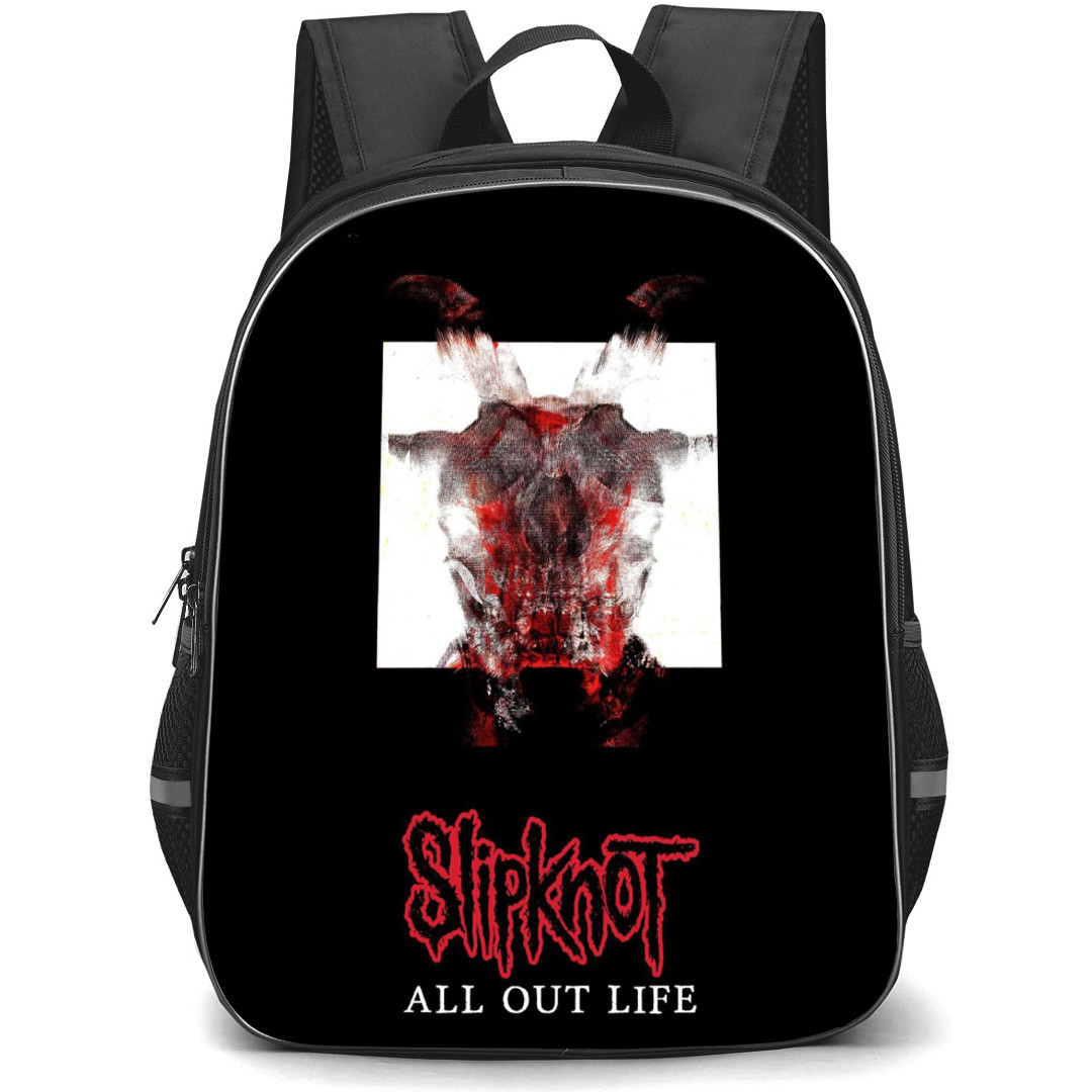 Slipknot Backpack School Bag StudentPack - All Out Life Album Cover Art