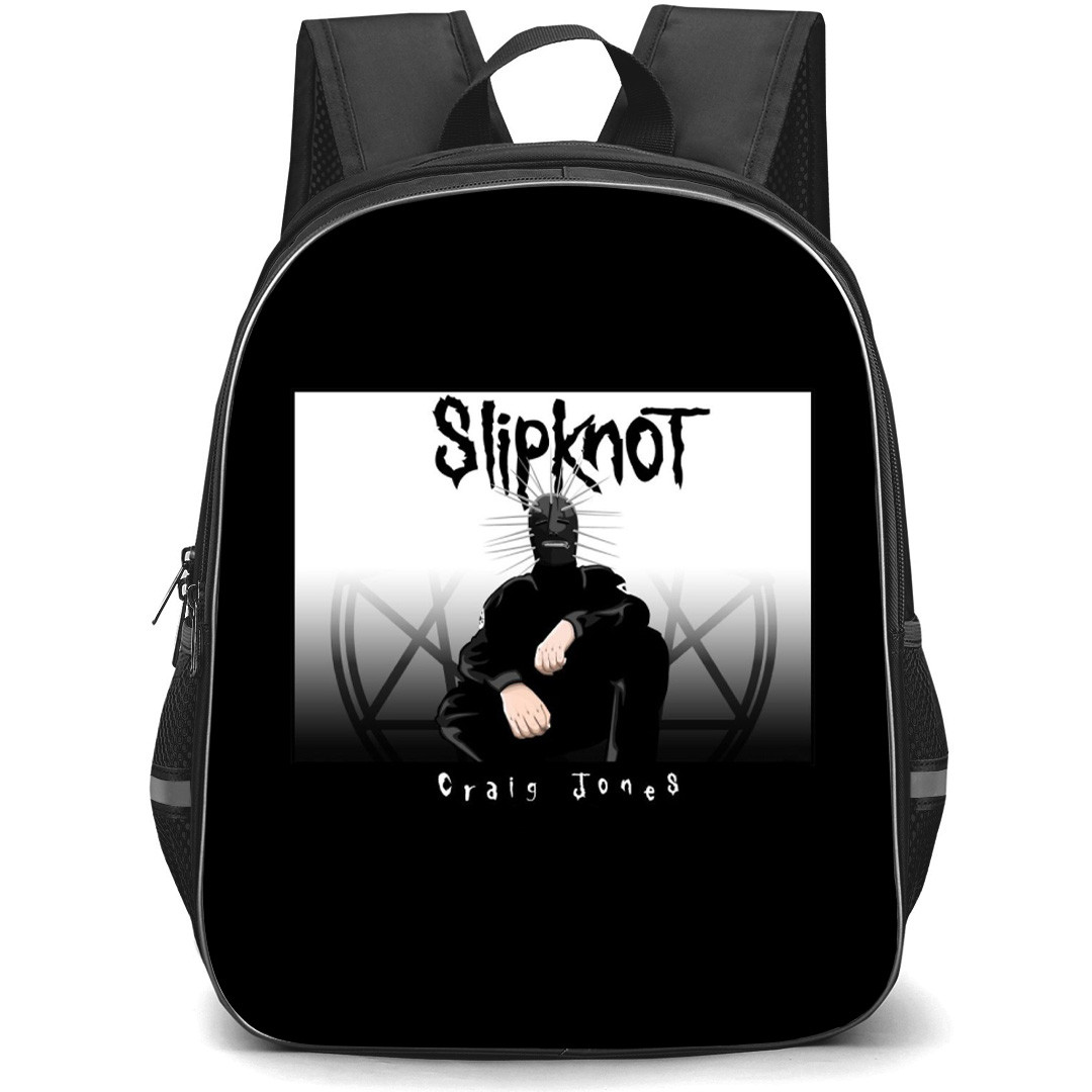 Slipknot Craig Backpack School Bag StudentPack - Craig Portrait Vector Art Band Poster