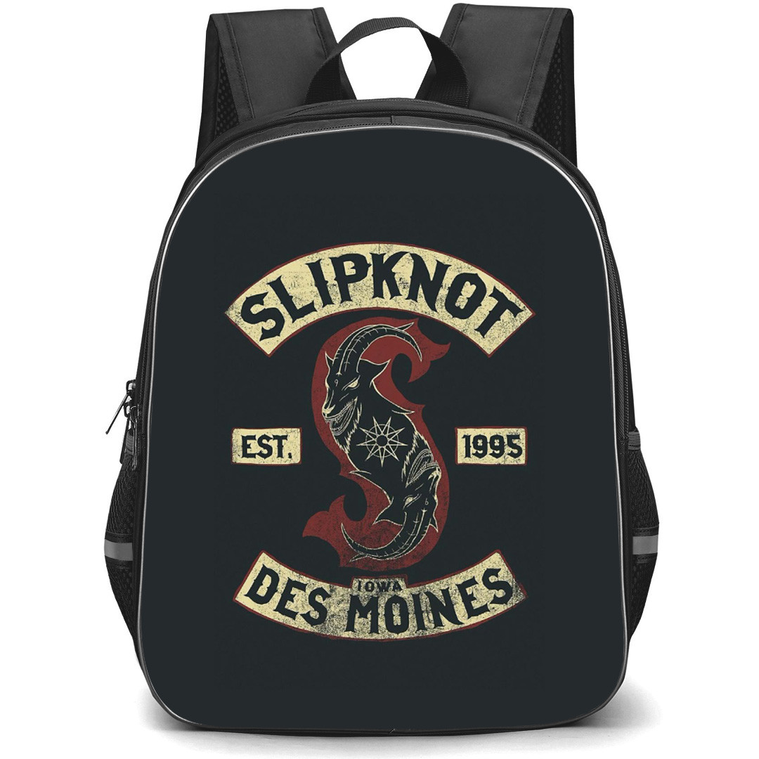 Slipknot Backpack School Bag StudentPack - Des Moines Badge Logo