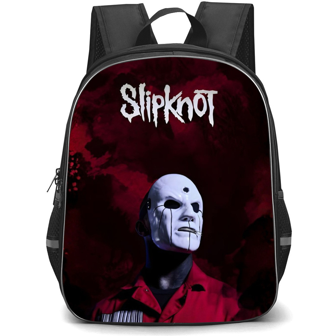 Slipknot Backpack School Bag StudentPack - Fierce Mask Portrait Red Paint