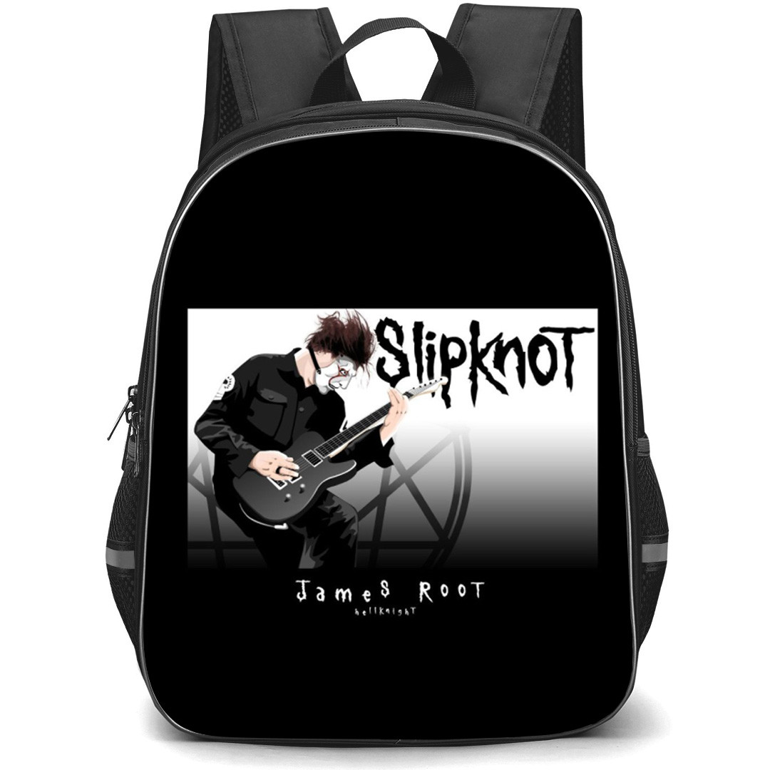 Slipknot James Backpack School Bag StudentPack - James Portrait Vector Art Band Poster