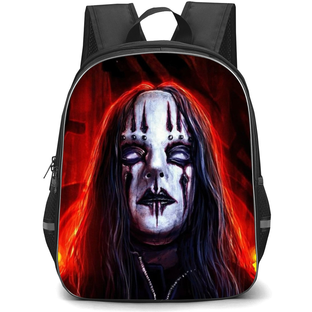 Slipknot Joey Backpack School Bag StudentPack - Joey Fierce Glowing Red Portrait