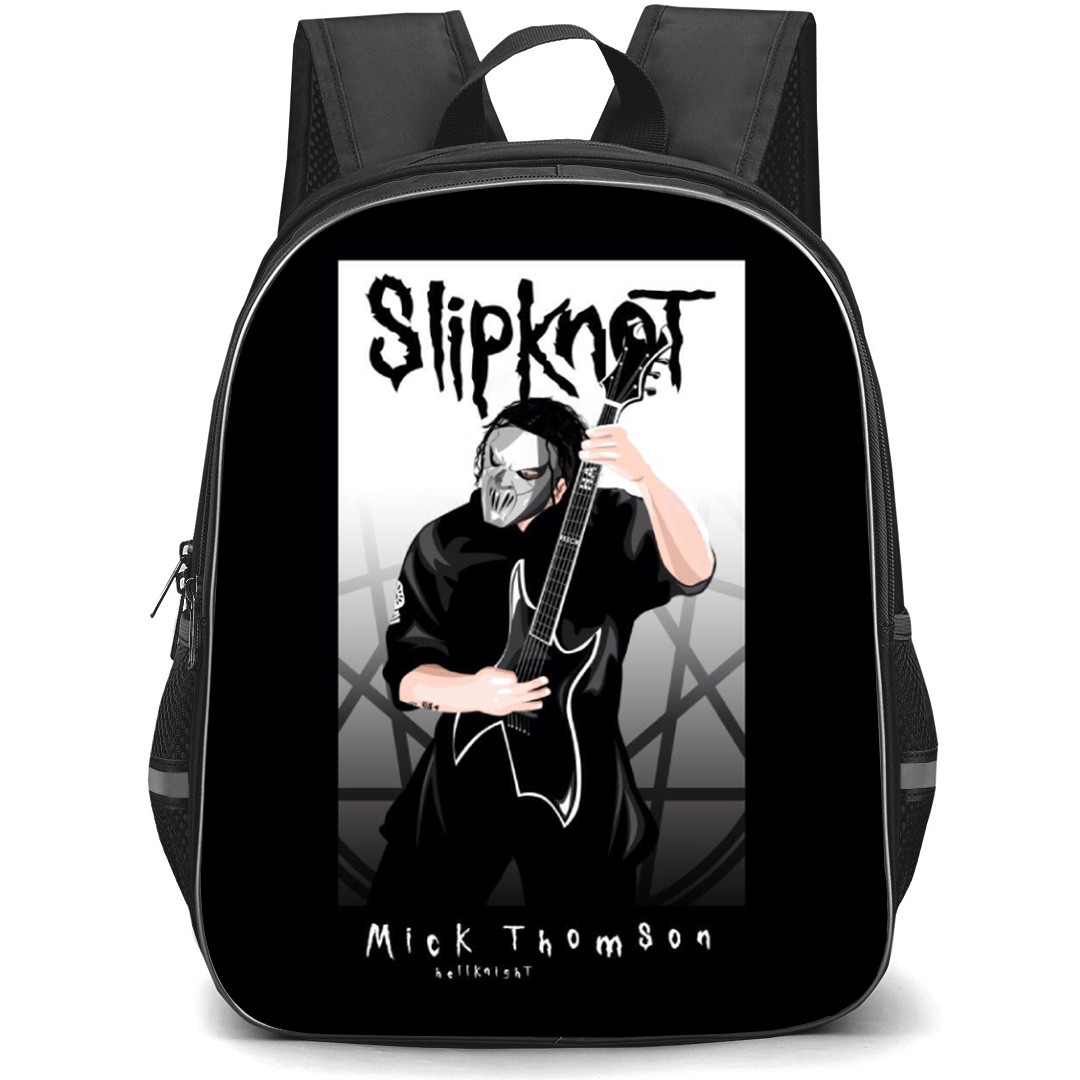 Slipknot Mick Backpack School Bag StudentPack - Mick Portrait Vector Art Band Poster