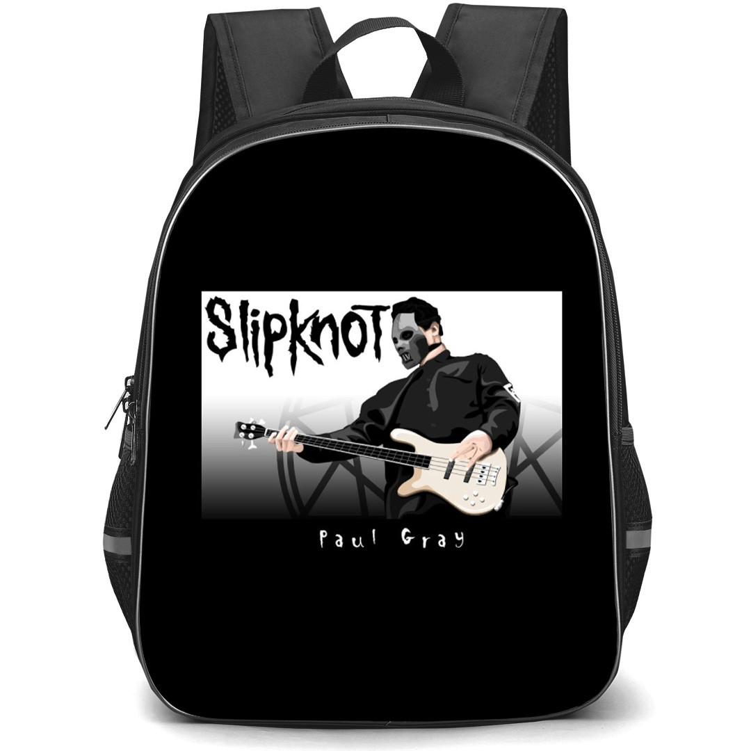Slipknot Paul Backpack School Bag StudentPack - Paul Portrait Vector Art Band Poster