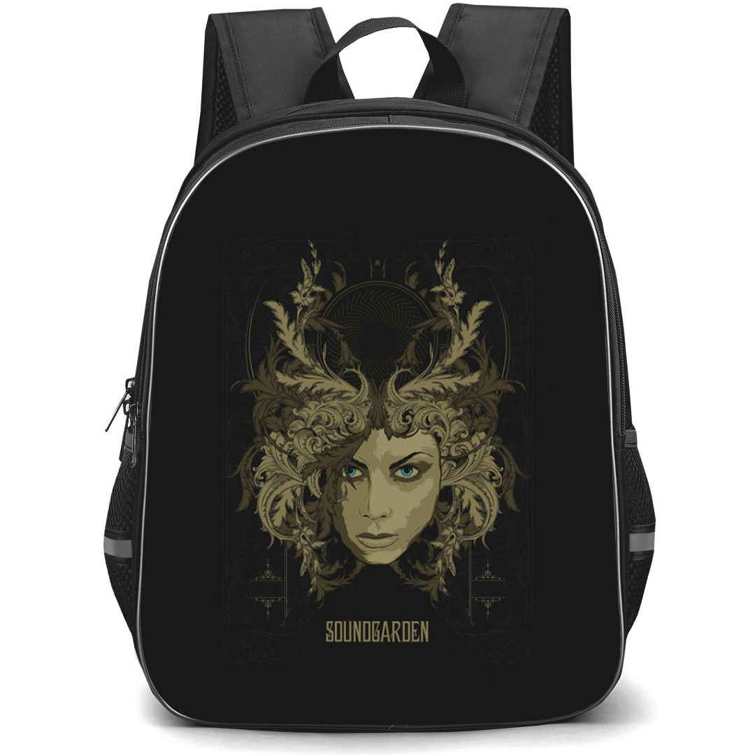 Soundgarden Backpack School Bag StudentPack - Woman Band Illustration Portrait