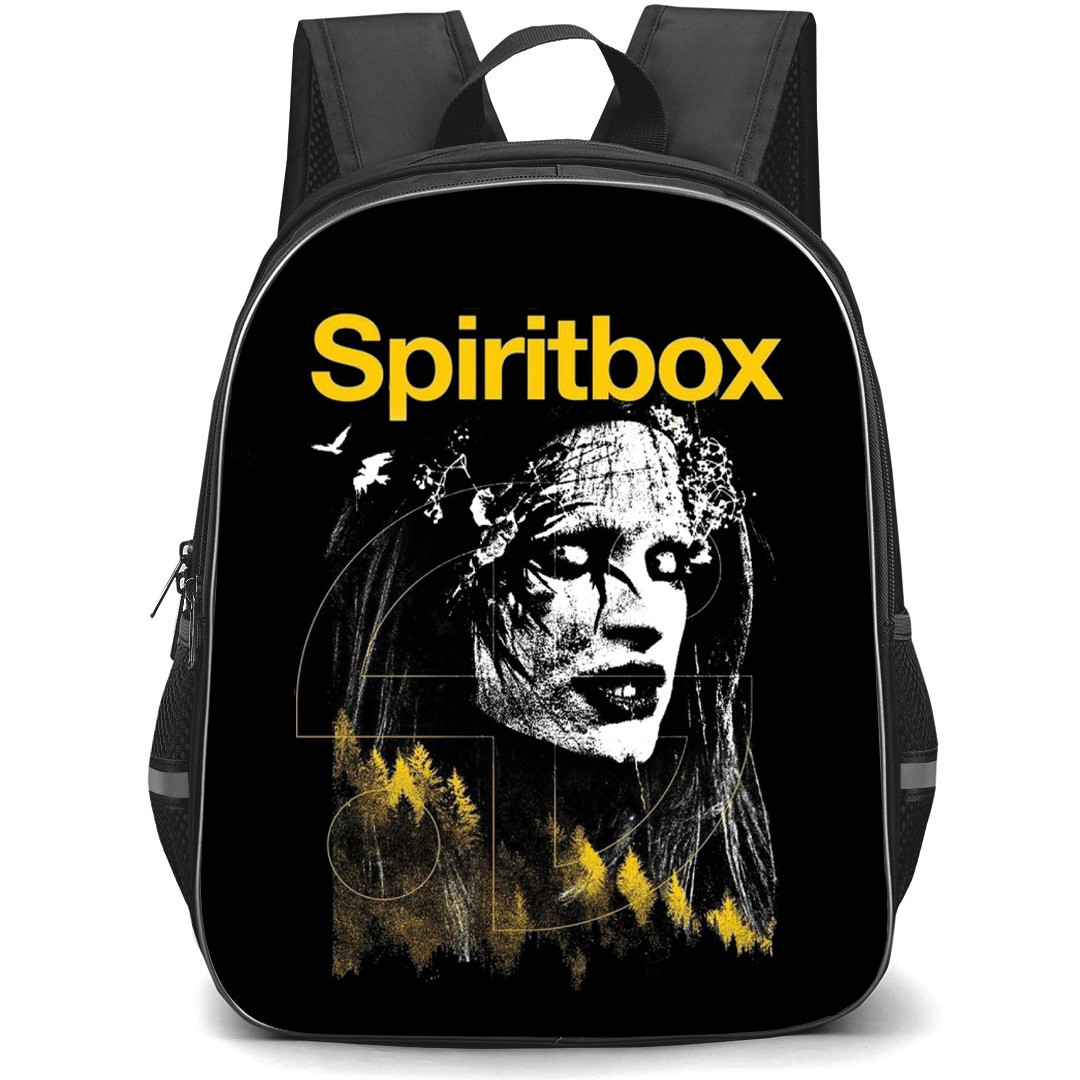Spiritbox Backpack School Bag StudentPack - Spiritbox Black Yellow Side Portrait
