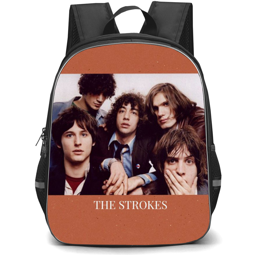 The Strokes Backpack School Bag StudentPack - Band Retro Portrait Poster