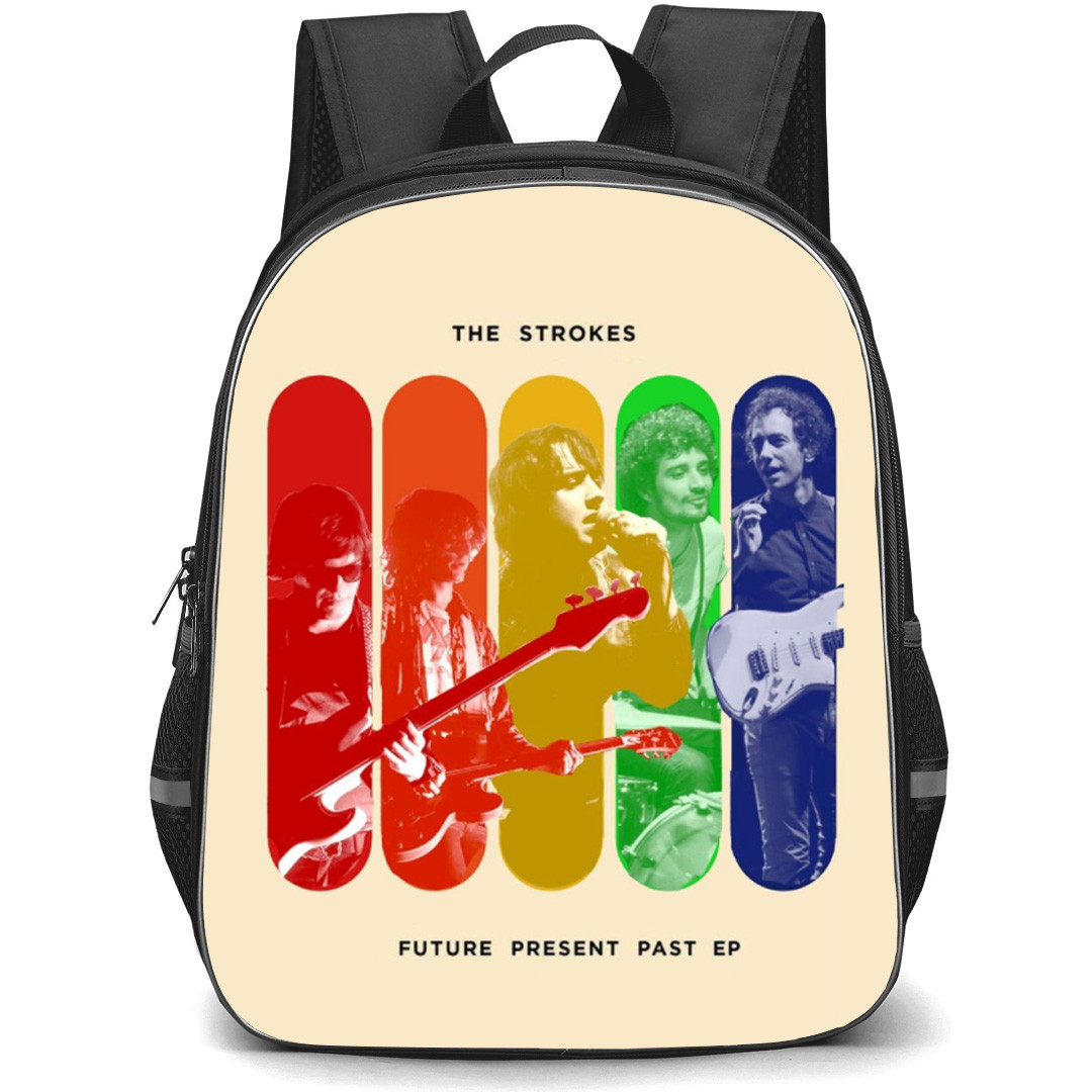 The Strokes Backpack School Bag StudentPack - Future Present Band Poster