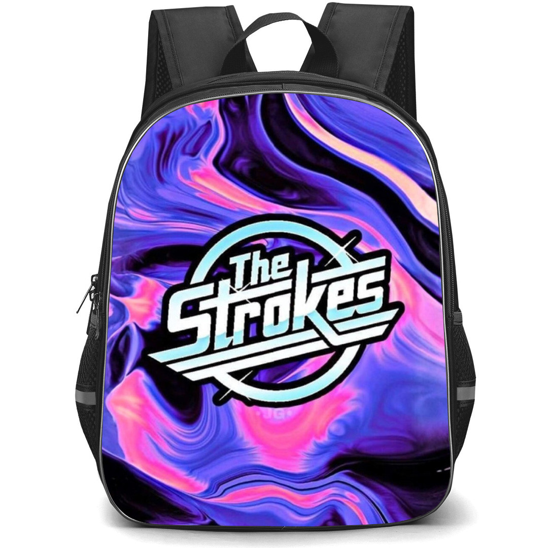 The Strokes Backpack School Bag StudentPack - Logo Abstract Background