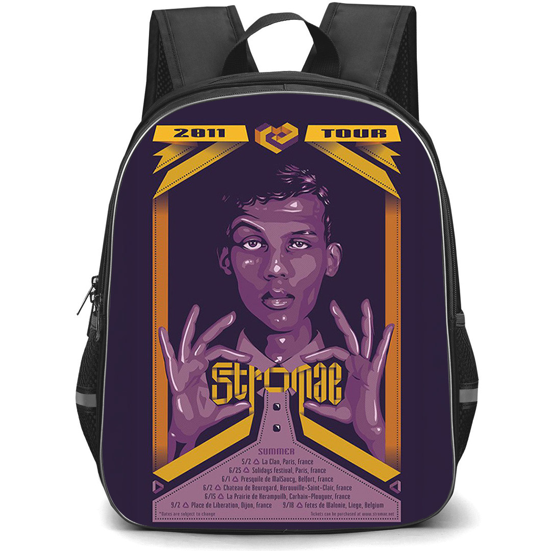 Stromae Backpack School Bag StudentPack - Stromae 2011 Tour Poster
