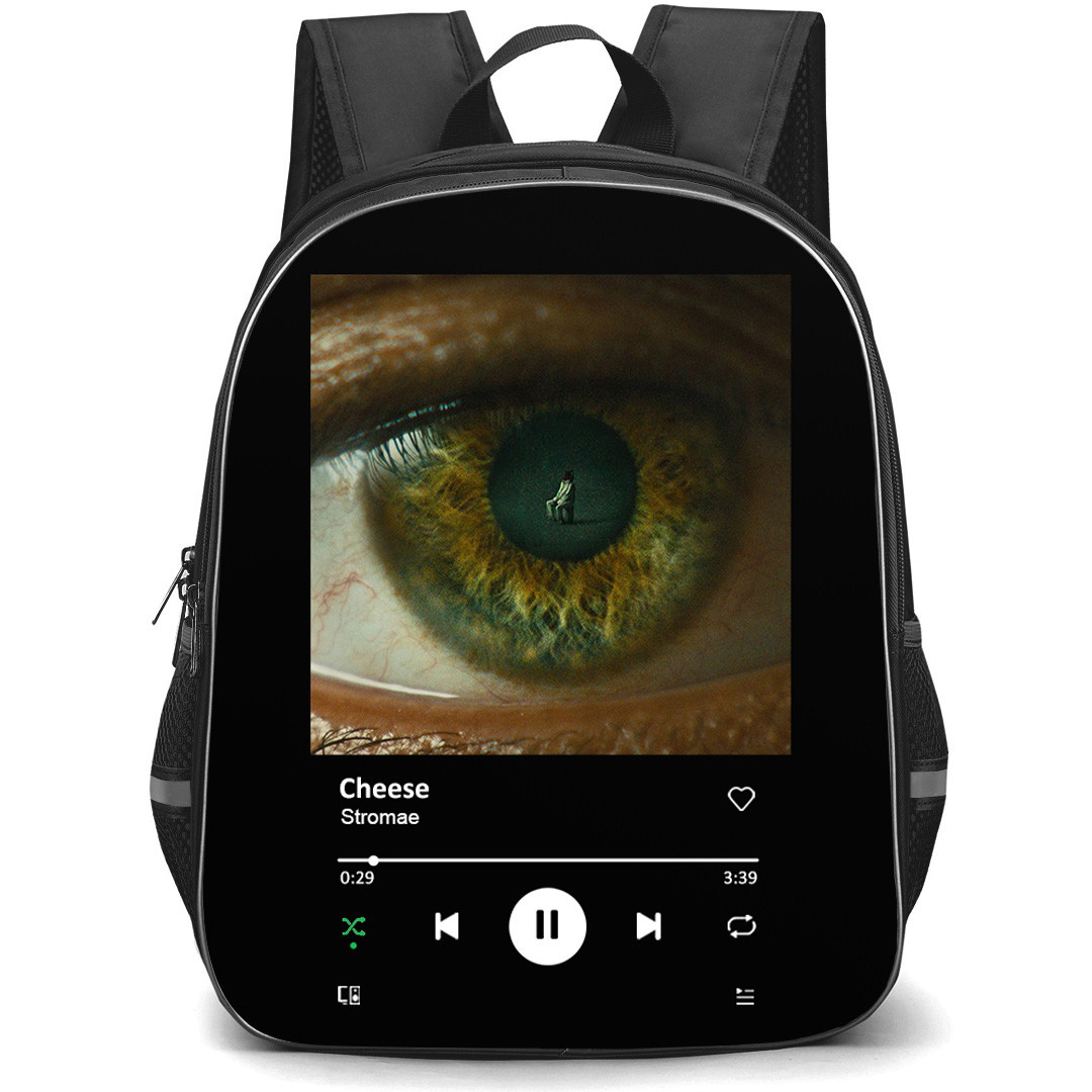 Stromae Backpack School Bag StudentPack - Stromae L Enfer Album Spotify Library Poster
