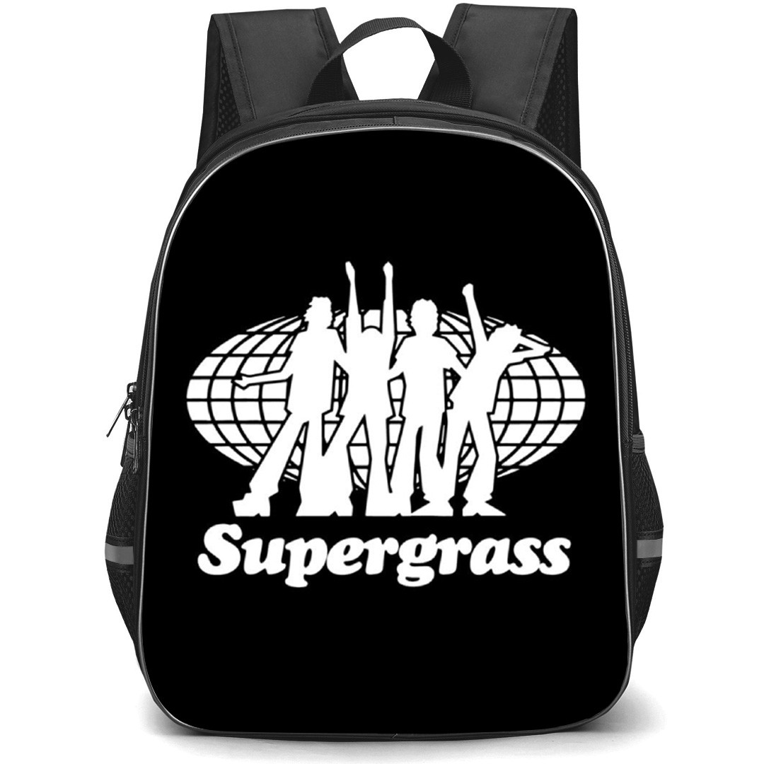 Supergrass Backpack School Bag StudentPack - Band Retro Illustration Poster