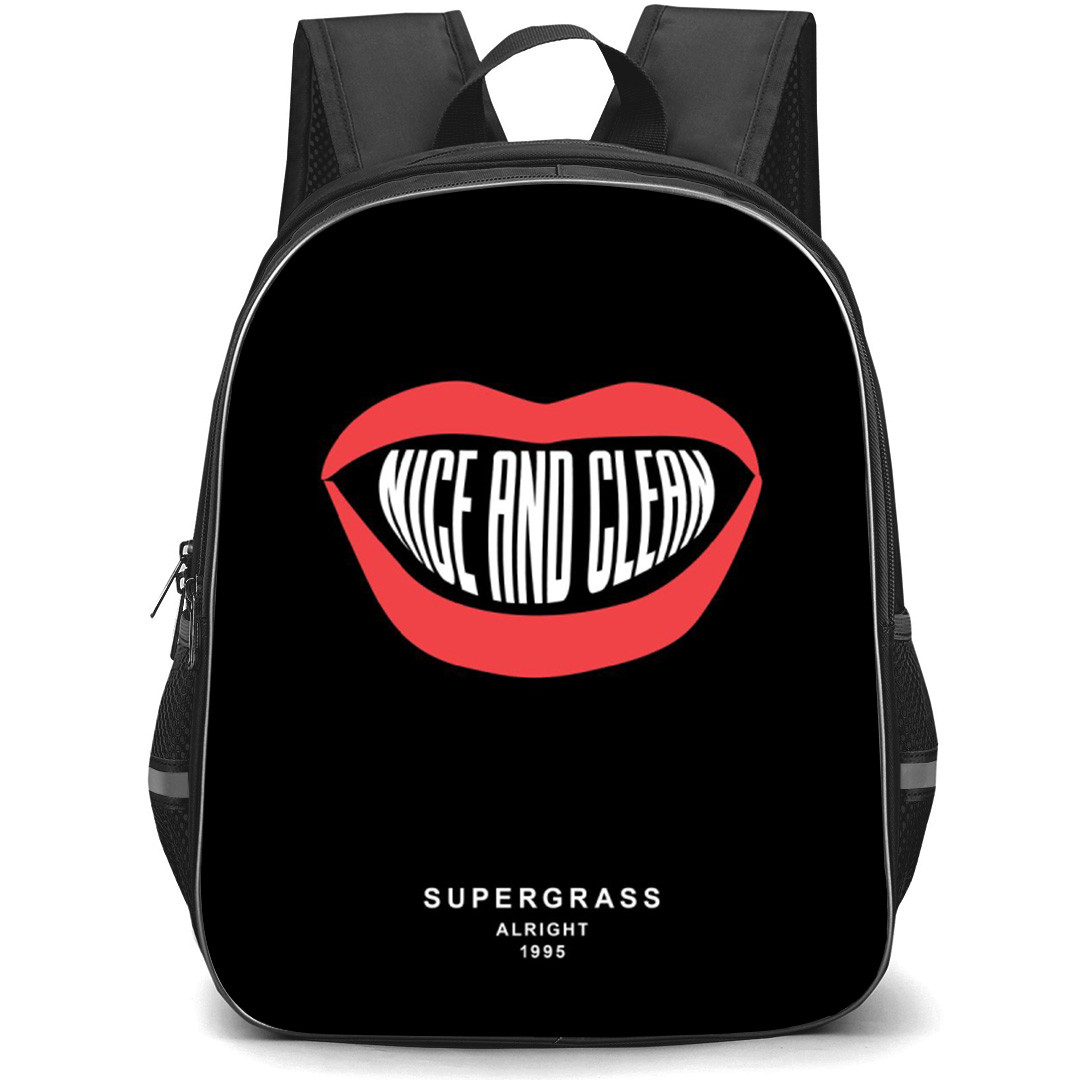 Supergrass Backpack School Bag StudentPack - Nice Clean Lip Illustration Poster