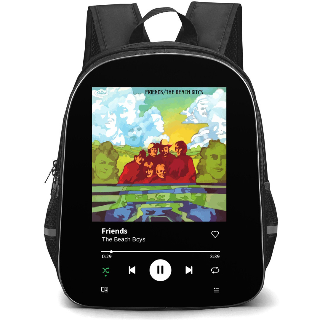 The Beach Boys Backpack School Bag StudentPack - The Beach Boys Friends Album Cover