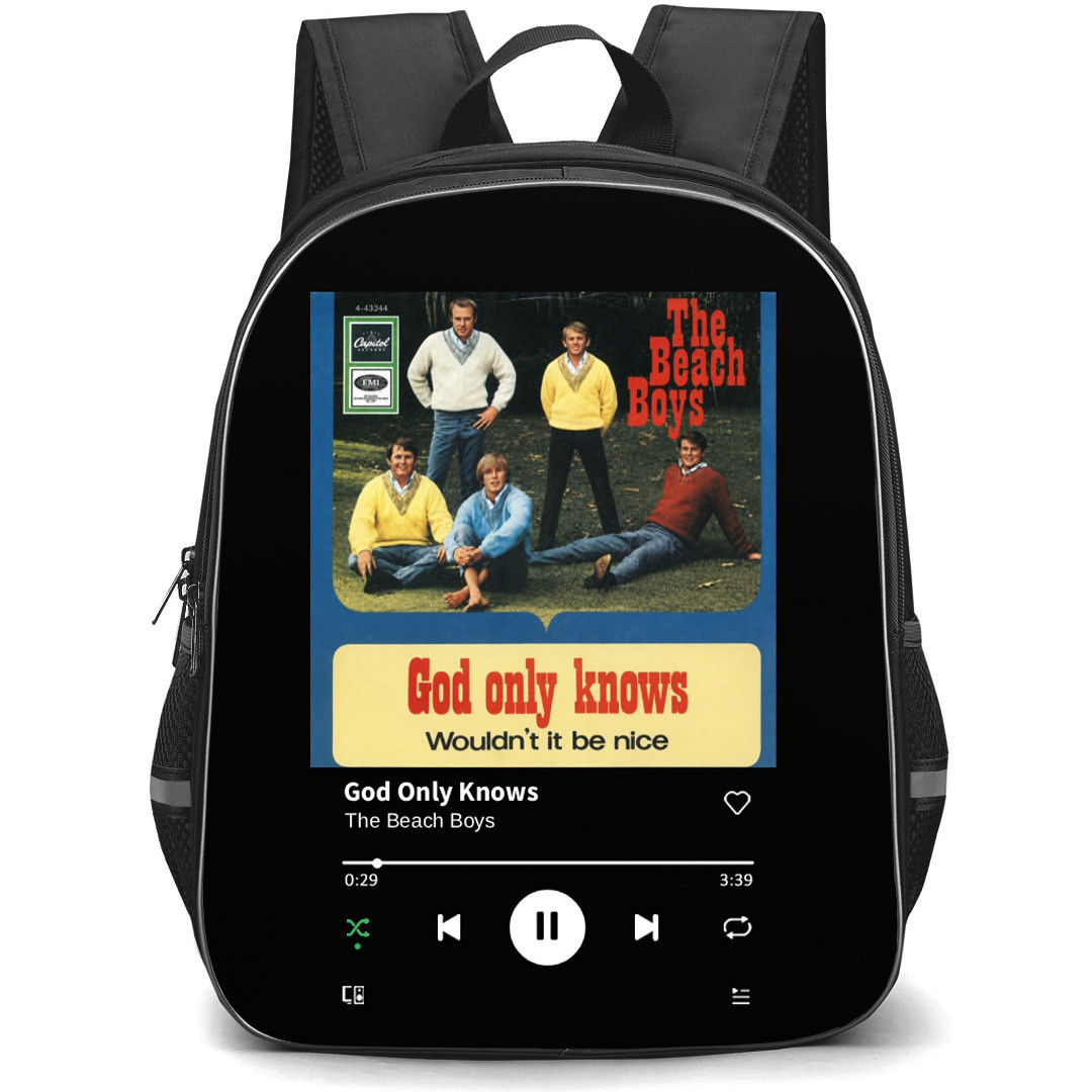 The Beach Boys Backpack School Bag StudentPack - The Beach Boys God Only Knows Album Cover