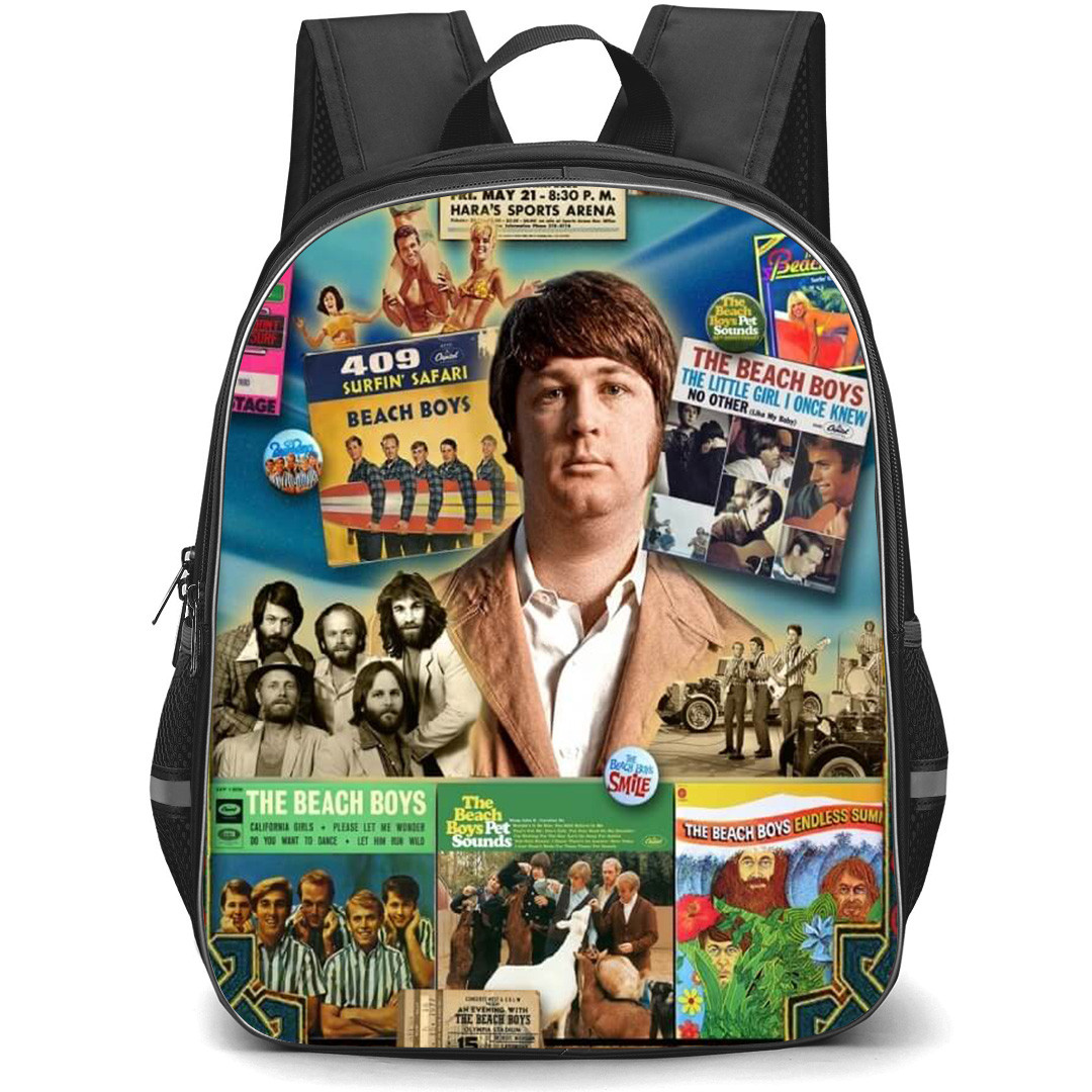 The Beach Boys Backpack School Bag StudentPack - The Beach Boys Poster Collage