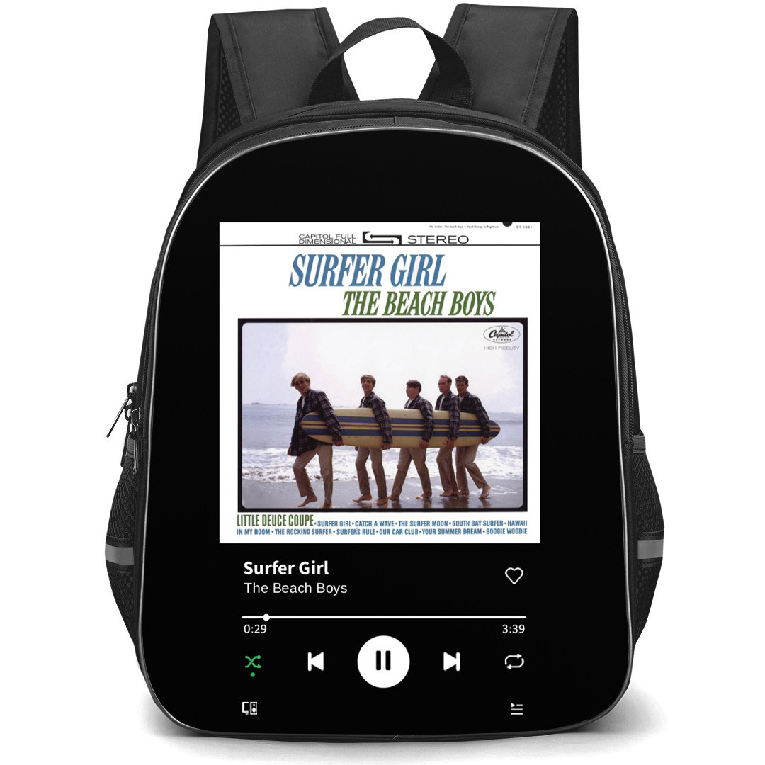 The Beach Boys Backpack School Bag StudentPack - The Beach Boys Surfer Girl Album Cover