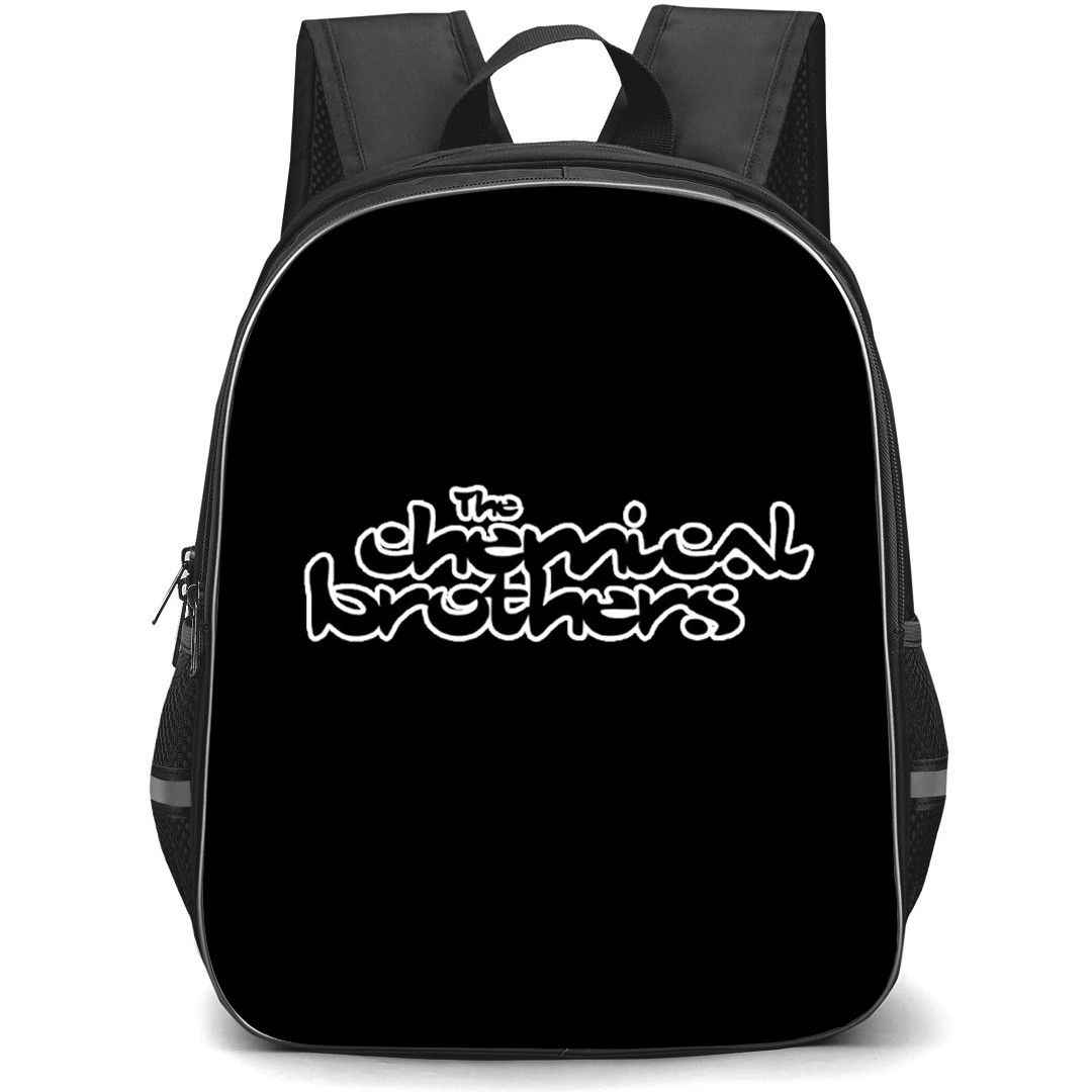 The Chemical Brothers Backpack School Bag StudentPack - Band Wordmark Logo Sticker