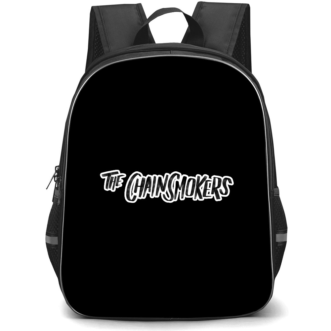 The Chainsmokers Backpack School Bag StudentPack - The Chainsmokers Black Logo