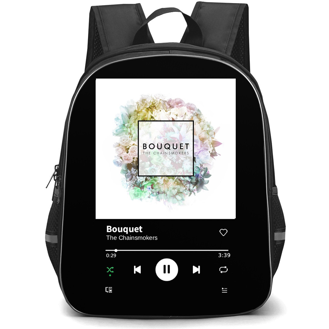 The Chainsmokers Backpack School Bag StudentPack - The Chainsmokers Bouquet Album Cover