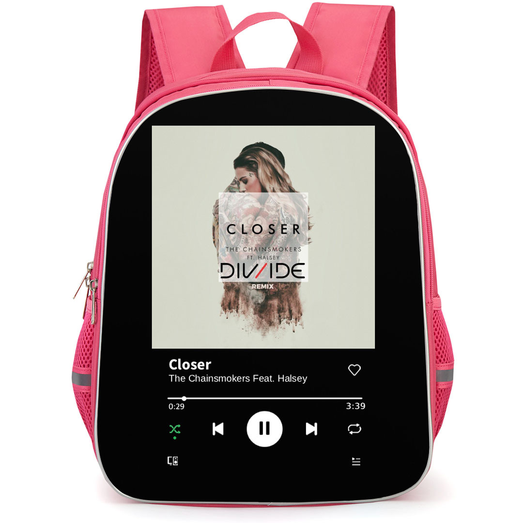 The Chainsmokers Backpack School Bag StudentPack - The Chainsmokers Closer Album Cover