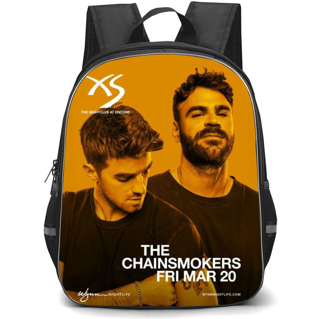 The Chainsmokers Backpack School Bag StudentPack - The Chainsmokers Fri Mar 20 Concert Poster