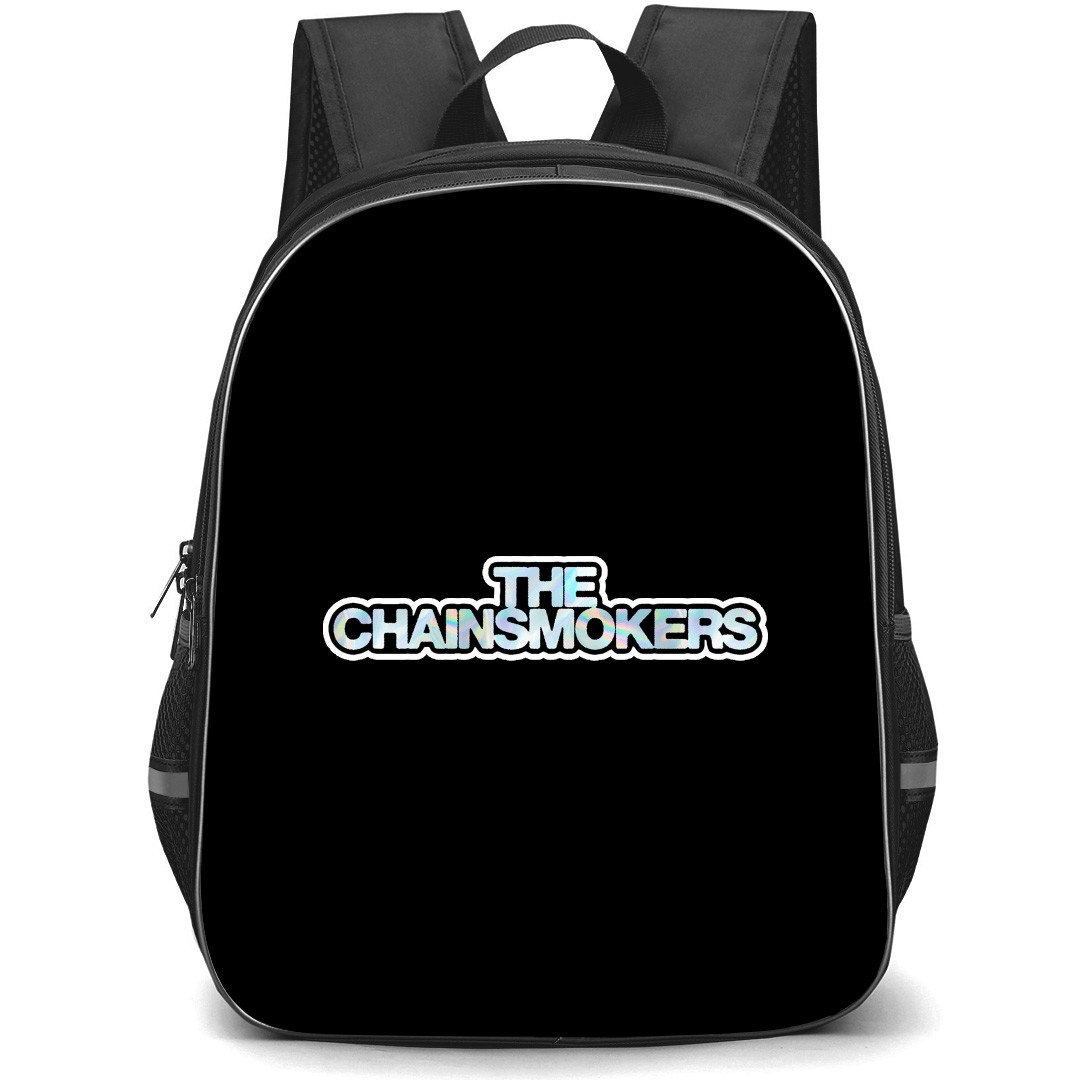 The Chainsmokers Backpack School Bag StudentPack - The Chainsmokers Holographic Logo