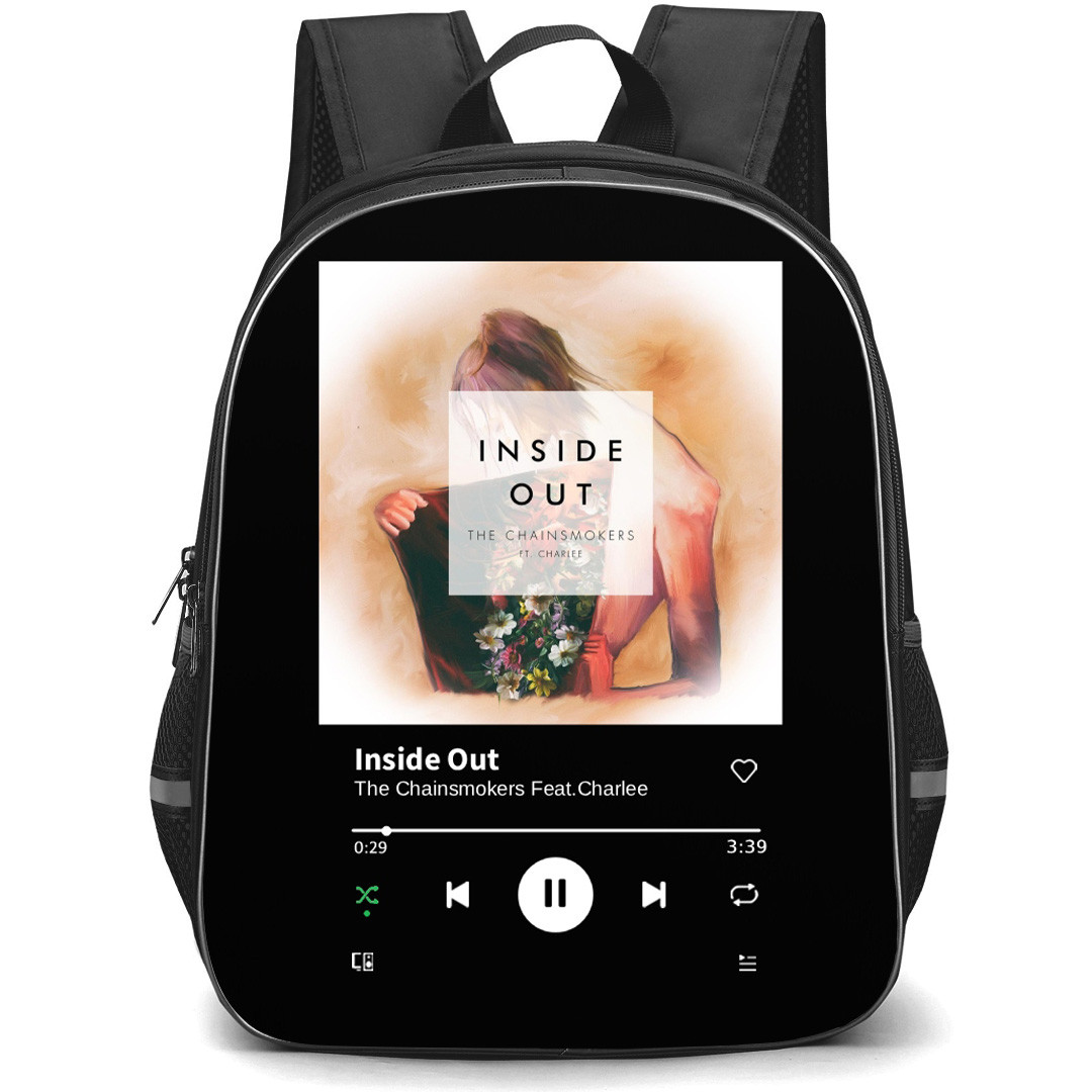 The Chainsmokers Backpack School Bag StudentPack - The Chainsmokers Inside Out Album Cover