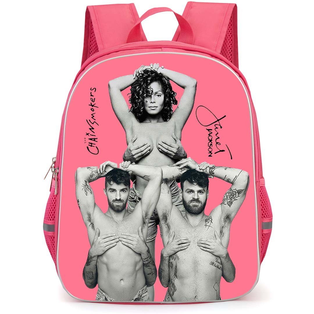 The Chainsmokers Backpack School Bag StudentPack - The Chainsmokers Janet Jackson Parody
