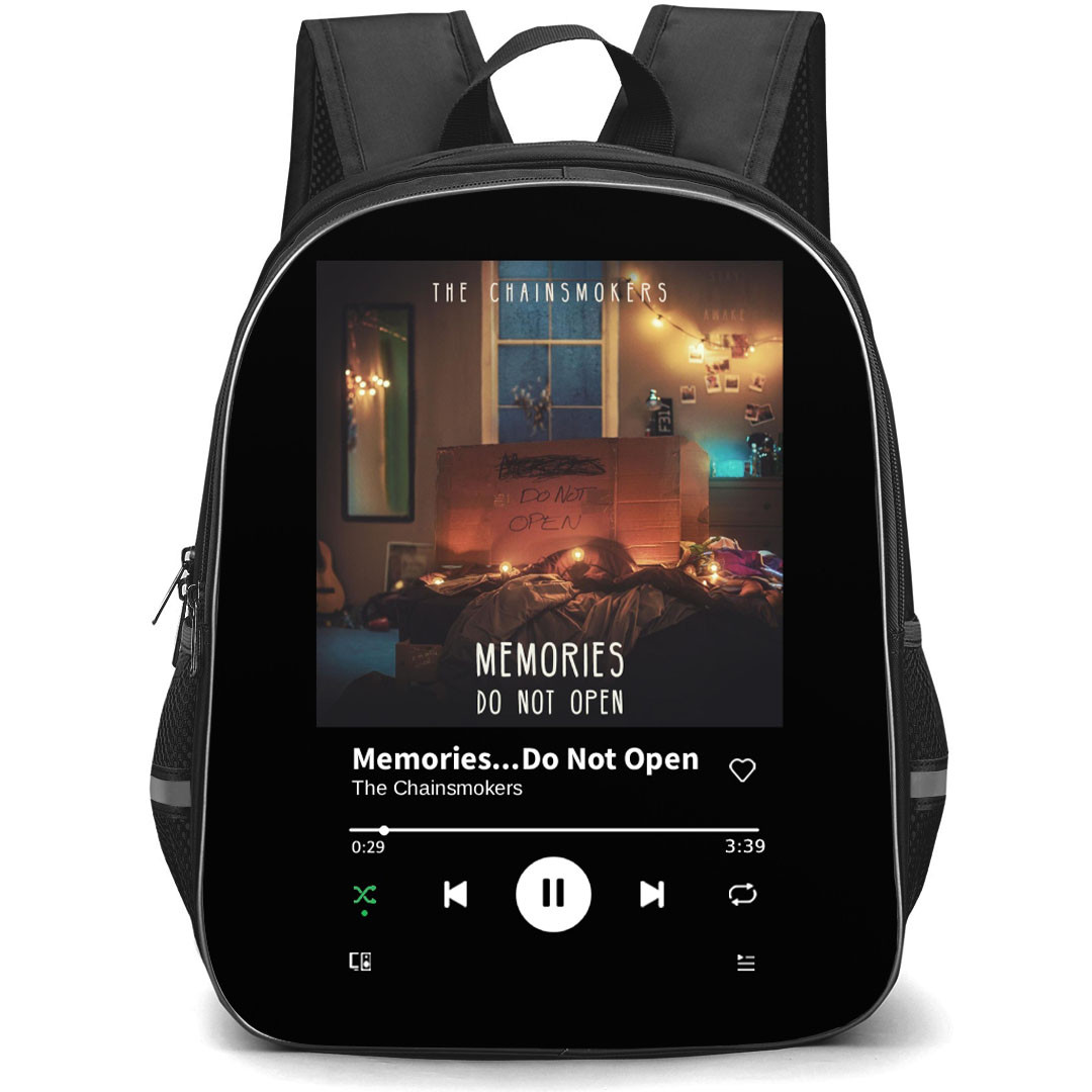 The Chainsmokers Backpack School Bag StudentPack - The Chainsmokers Memories...Do Not Open Album Cover