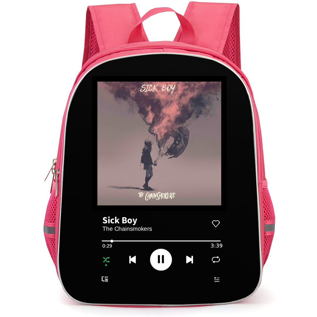 The Chainsmokers Backpack School Bag StudentPack - The Chainsmokers Sick Boy Album Art