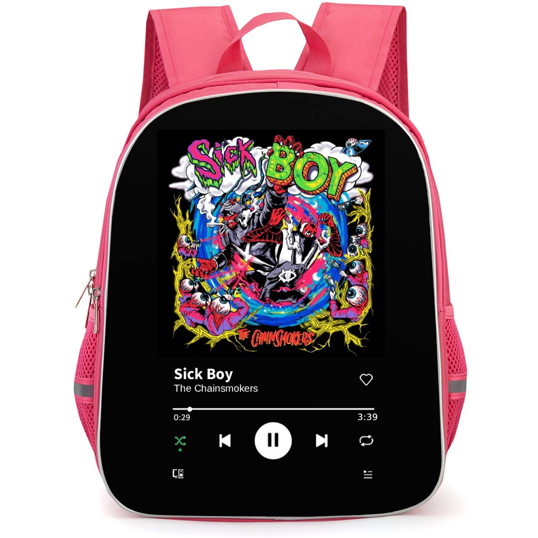 The Chainsmokers Backpack School Bag StudentPack - The Chainsmokers Sick Boy Album Cover