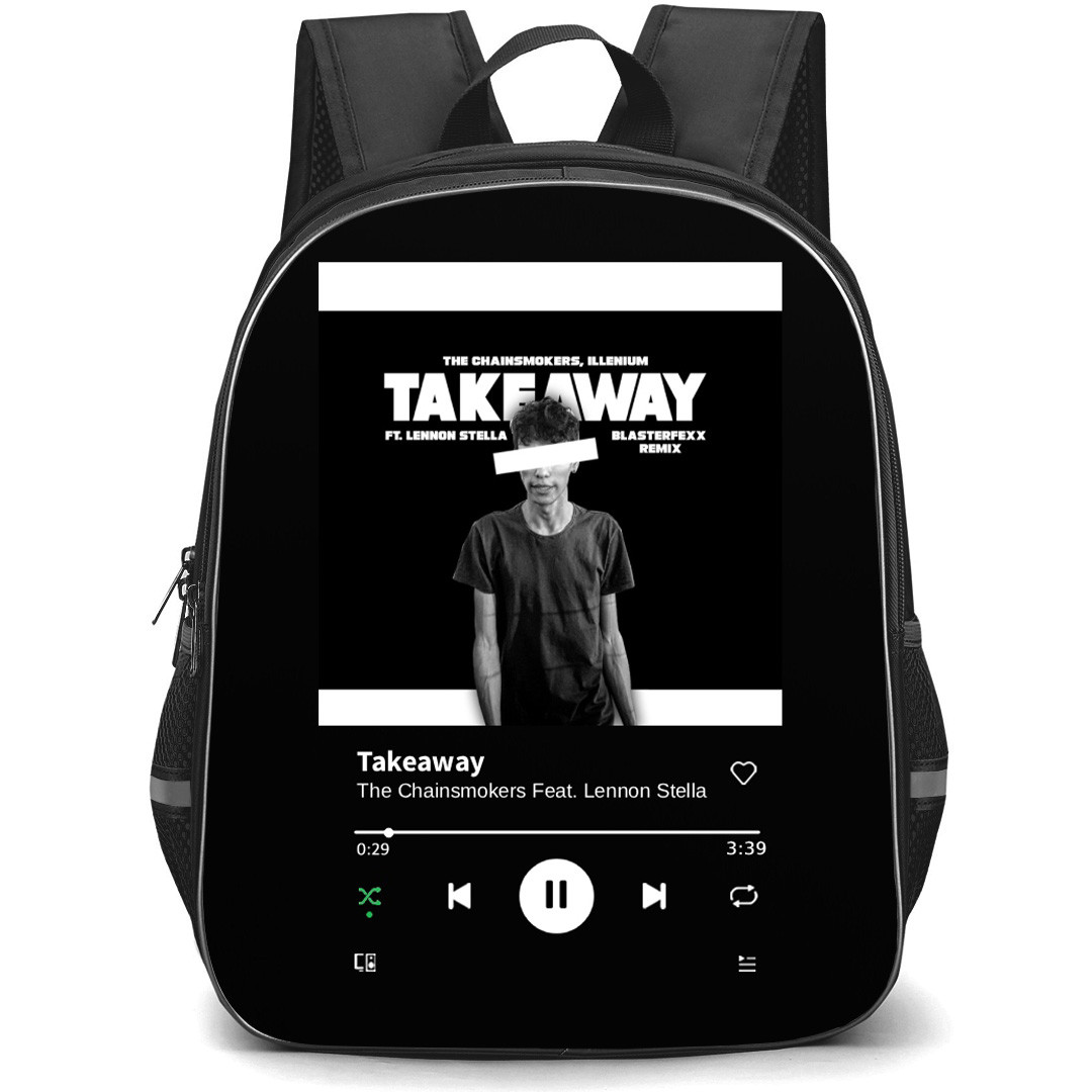 The Chainsmokers Backpack School Bag StudentPack - The Chainsmokers Takeaway Album Art