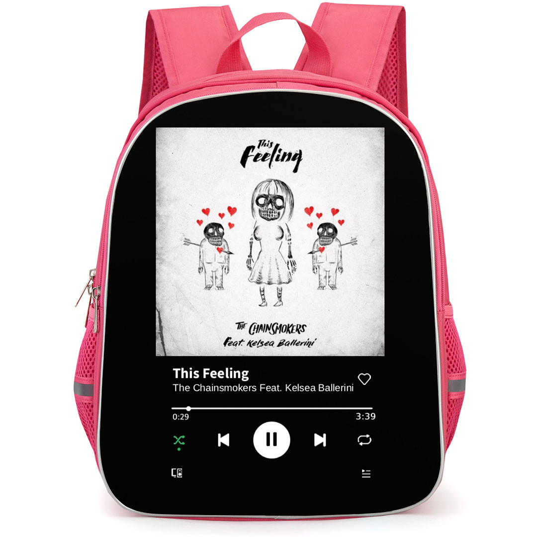 The Chainsmokers Backpack School Bag StudentPack - The Chainsmokers This Feeling Album Cover