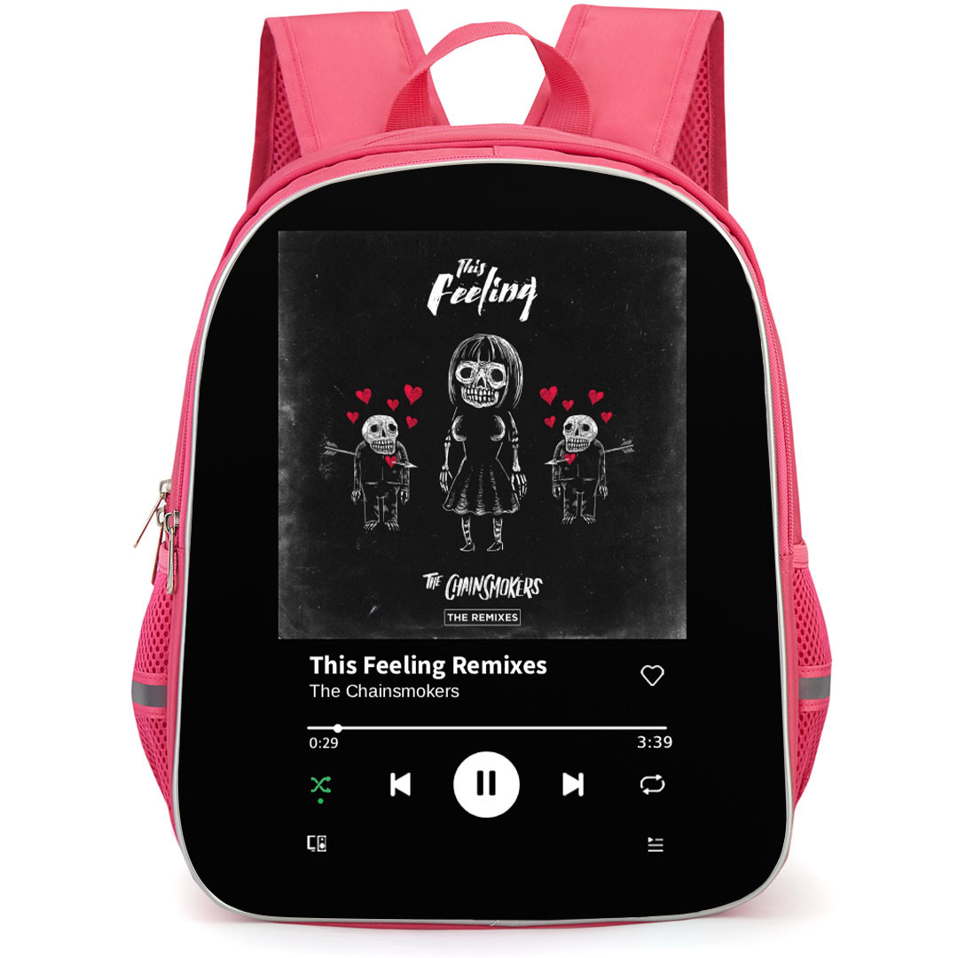 The Chainsmokers Backpack School Bag StudentPack - The Chainsmokers This Feeling Remixes Album Cover