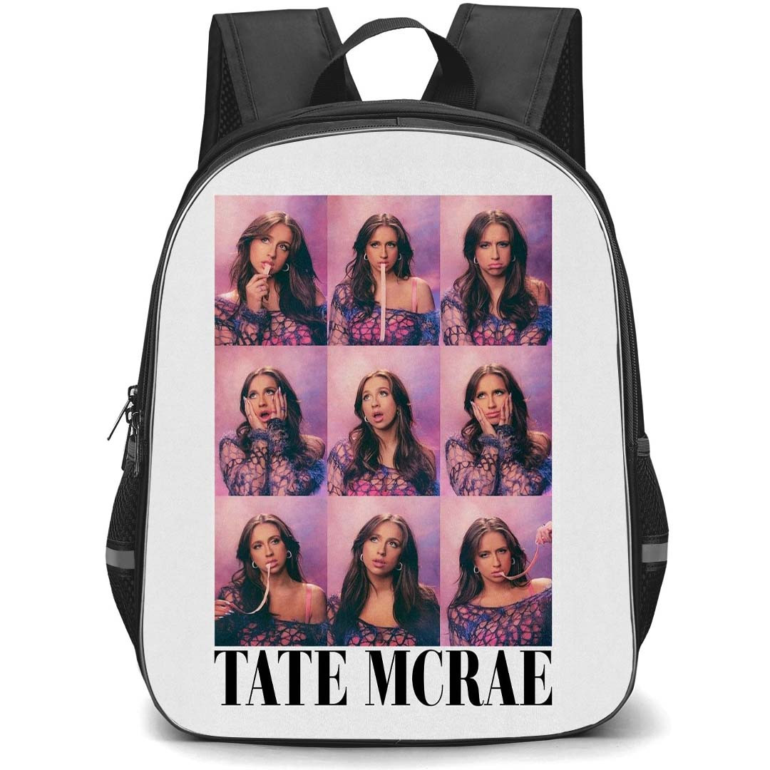 Tate McRae Backpack StudentPack - Tate McRae Pop Music Singer Collage Poster