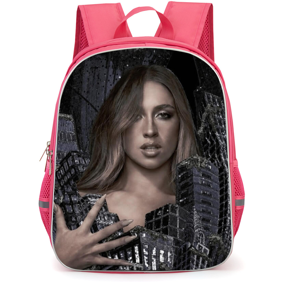 Tate McRae Backpack School Bag StudentPack - Tate McRae Portrait Building Background