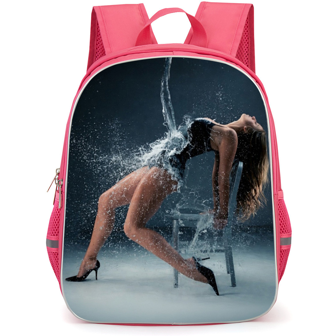 Tate McRae Backpack School Bag StudentPack - Tate McRae Pouring Water Side Portrait